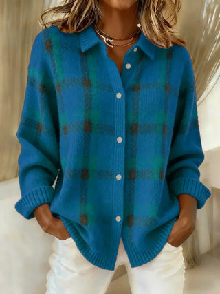 FRANCESCA | Cardigan à carreaux