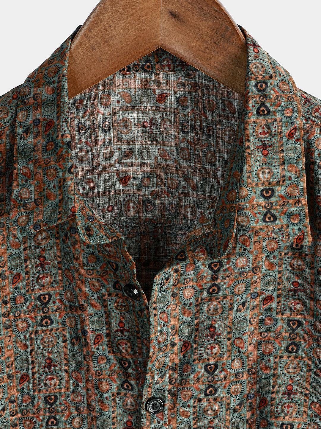 FÉLIX | Chemise à manches courtes et imprimé rétro