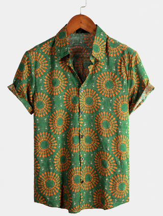FÉLIX | Chemise à manches courtes et imprimé rétro