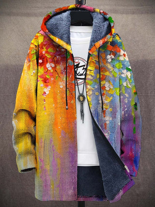 Cynthia | Cardigan à capuche artistique