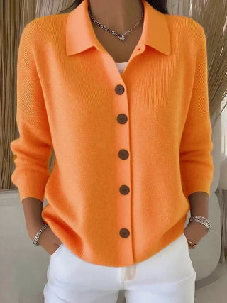 MARCELLE | Cardigan en maille à col montant