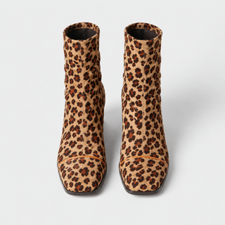 MAËLLE | Bottines effet daim à talon bloc