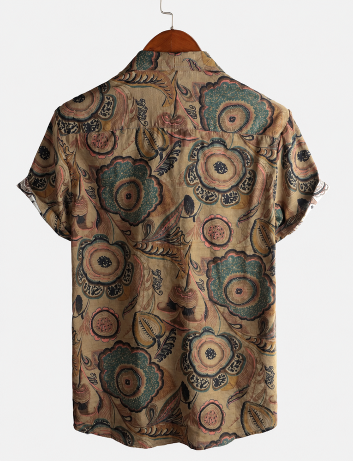 FÉLIX | Chemise à manches courtes et imprimé rétro