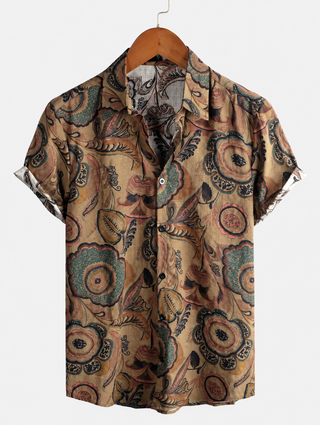 FÉLIX | Chemise à manches courtes et imprimé rétro