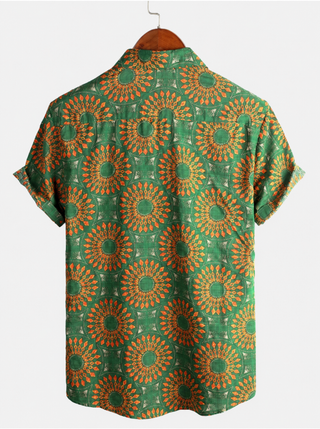 FÉLIX | Chemise à manches courtes et imprimé rétro