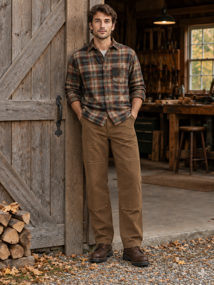 MARIUS | Pantalon droit d’inspiration workwear