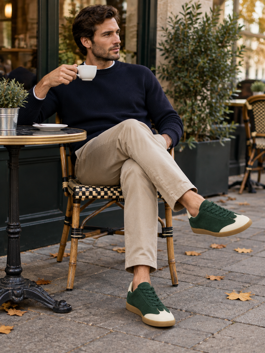 SIMON | Baskets basses au style rétro