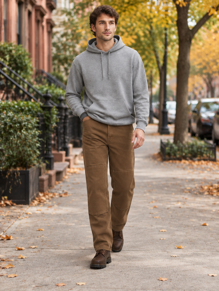 MARIUS | Pantalon droit d’inspiration workwear