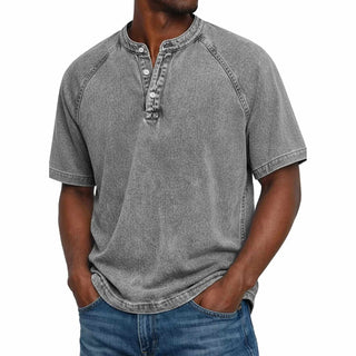 MATHIS | T-shirt à col tunisien