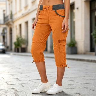 Cléo | Pantalon cargo capri