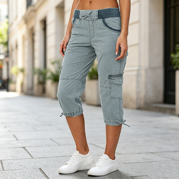 Cléo | Pantalon cargo capri