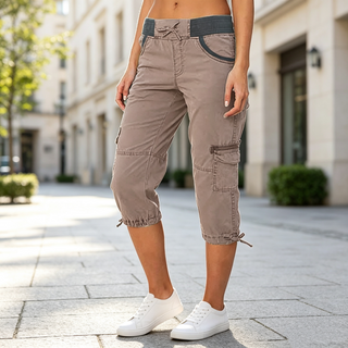 Cléo | Pantalon cargo capri