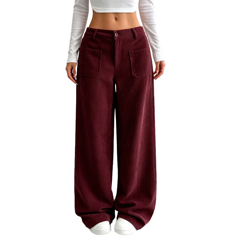 Léa | Pantalon ample à coupe décontractée pour femme